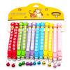 12Pcs Mix Color Anti-Lost Dog Collars Pet Cat Puppy Buckle Collar with Bell 6 Colors Footprint
