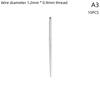 10Pcs Stainless Steel Piercing Jewelry Guide Needle Internal Thread Insertion Needle Auxiliary Body Piercing Tool Jewelry Tool