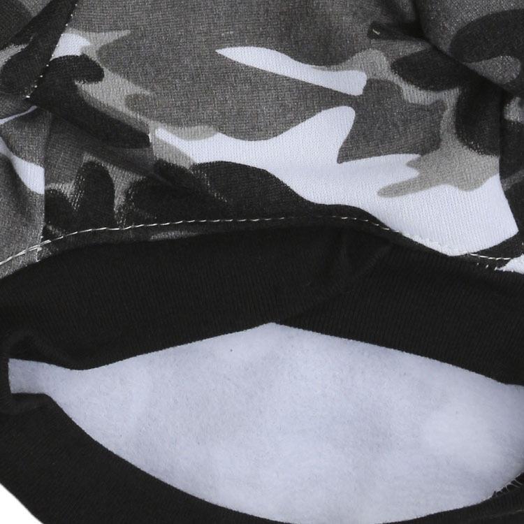 Pet Fleece Snow Camouflage Hoodie for Dogs and Cats - Autumn/Winter Style