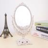 Double-Sided Rotatable European Style Carved Makeup Mirror