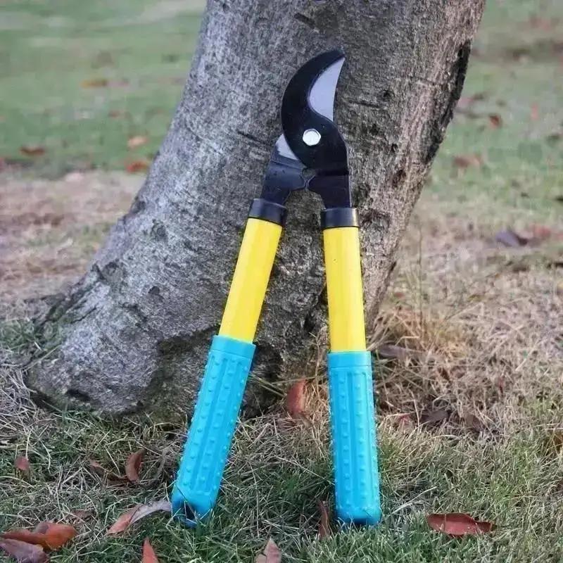 Anti alça tesoura de poda jardim bonsai ferramentas ioppers 65mn jardim hedge árvore tesoura cortador ferramenta jardinagem