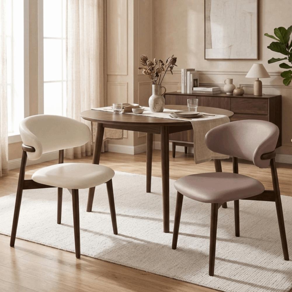 Oil-proof Curved Back Chairs Cover Dustproof Chair Slipcover PU Dining Chair Cover Hotel