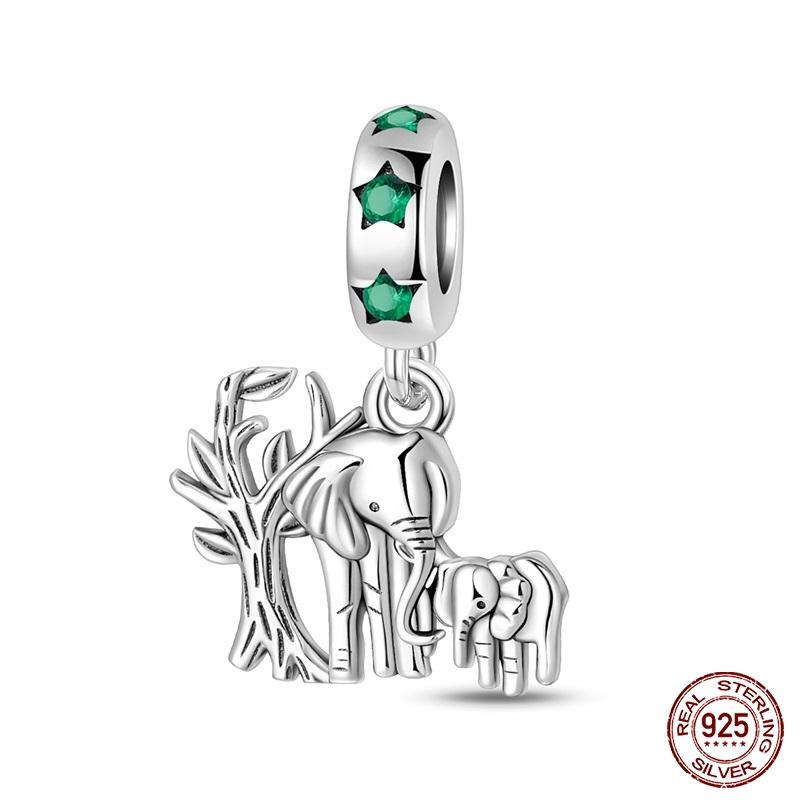 New Copper Cactus Flower Bird Bear Pony Bag Charms Beads Fit Charms Brand Original Bracelet Diy Fine Jewelry Gift