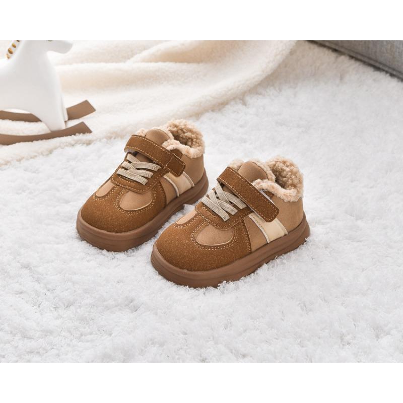 Boys' Fleece-Lined Sneakers & Winter Boots, Warm Children's Waterproof Snow Boots, Girls' Faux Shearling Lined Thick Winter Boots.