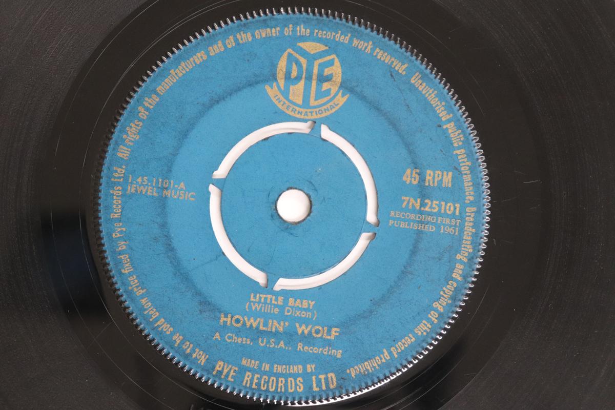 

7-дюймовая пластинка HOWLIN WOLF - Little Baby / Down In The Bottom 7N25101 Pye Internation 1961 Великобритания Блюз Б/У