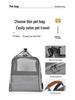 Portable Foldable Cat Backpack: Breathable, Handheld & Shoulder Design with Large Capacity