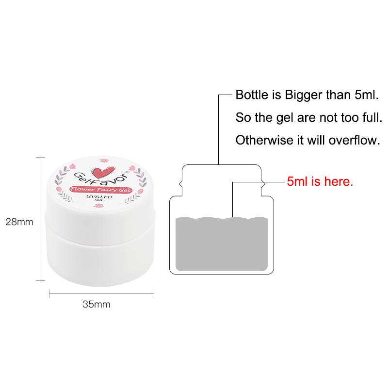 Gelfavor 5Ml Natural Dried Flower Fairy Series Nail Gel Polish