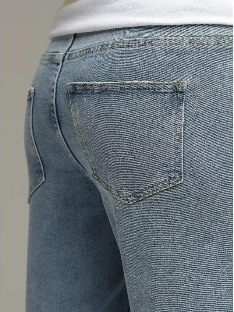 Europäische & Amerikanische High-Waist Umstandshosen: Stilvolle Bauchstütze, Schlankmachende Frühjahrs-Dad-Jeans