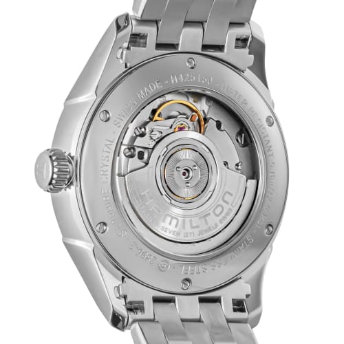 Hamilton Jazzmaster Maestro Small Second Auto Watch, Black Dial, Stainless Steel, Sapphire Crystal, Automatic, 5 ATM Water Resistance, 39.5mm, Swiss M