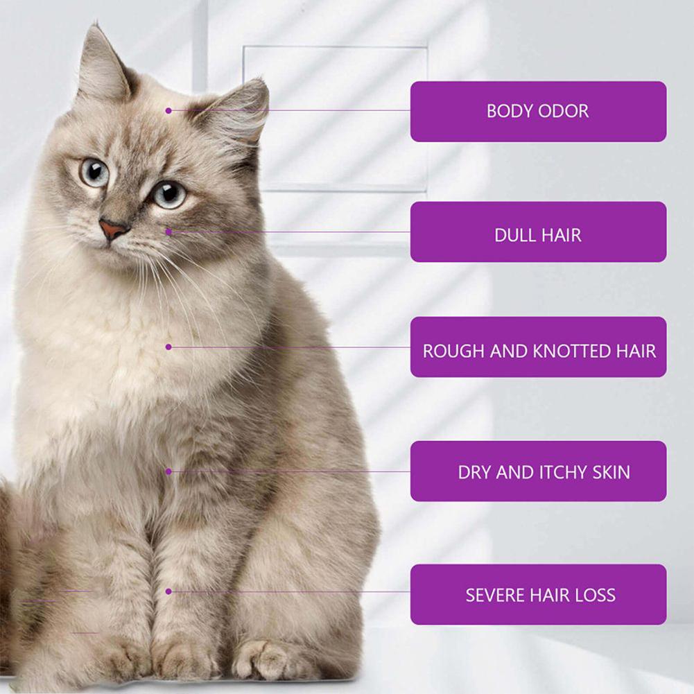 Puppy Shampoo for Dogs Cats Grooming Pet Flea Tick Control Relieve Itching Ph Balanced Cleaning Moisturizing Smooth Pet Shampoo