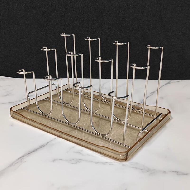 Morona glassholder i rustfritt stål for tørking av kopper