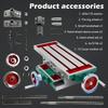 SIHAO Bench Drill Upgrade Machining Parts, 2 Axis 4 Directions XY Compound Worktable in 17.7*6.7in Size
