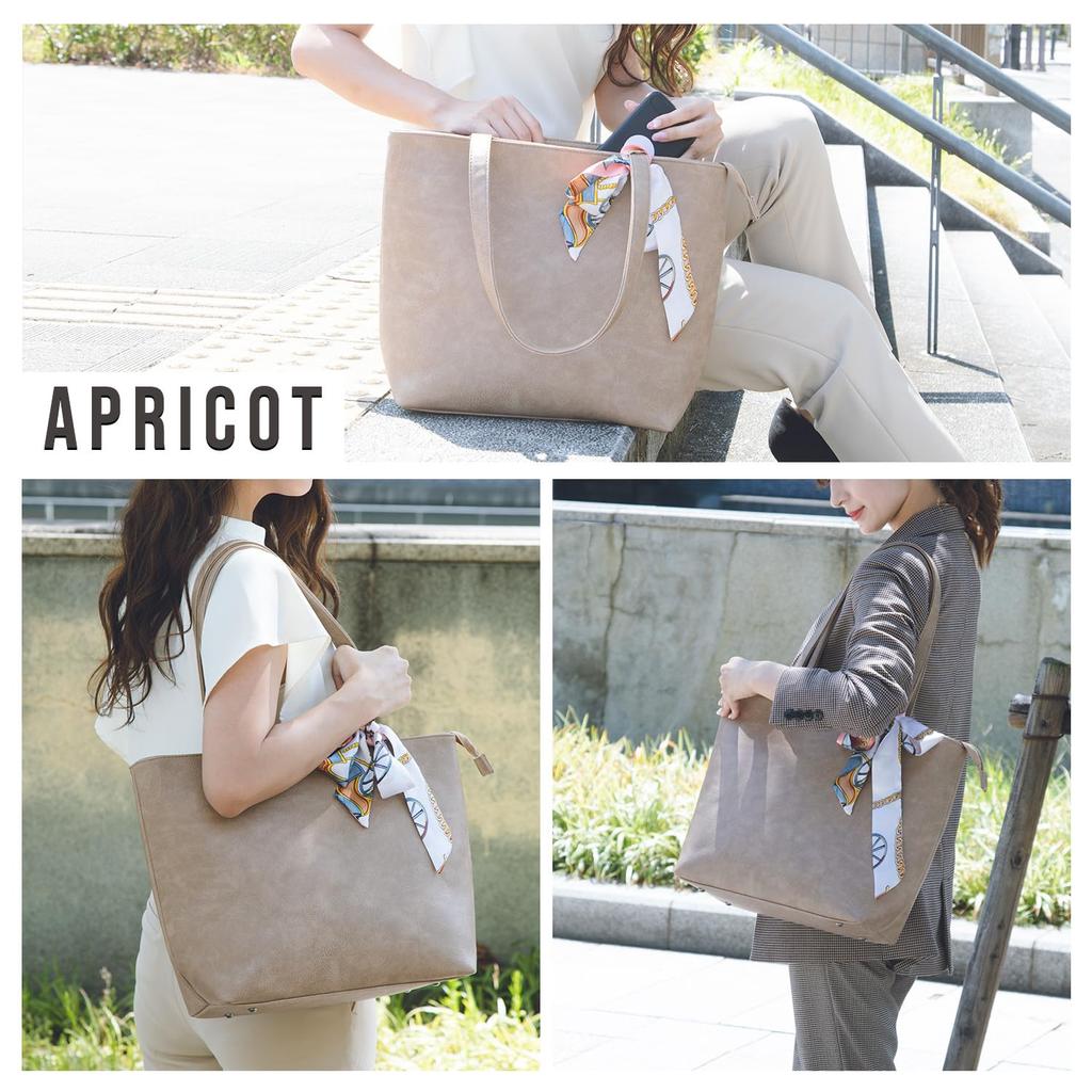 Bag Bag Tote Bag Business Bag [RATOM] Women's (Apricot)