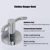 Single Double Hook Coat Towel Clothes    Hook Heavy Duty Stainless Steel Wall Mount Hook Hold  for Bathroom Kitchen Bedroom