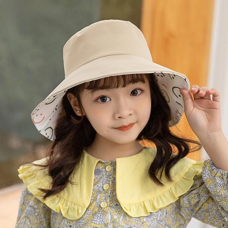 Childrens Sun Protection Bucket Hat With Wide Brim For Summer Outdoor Play And Casual Outings