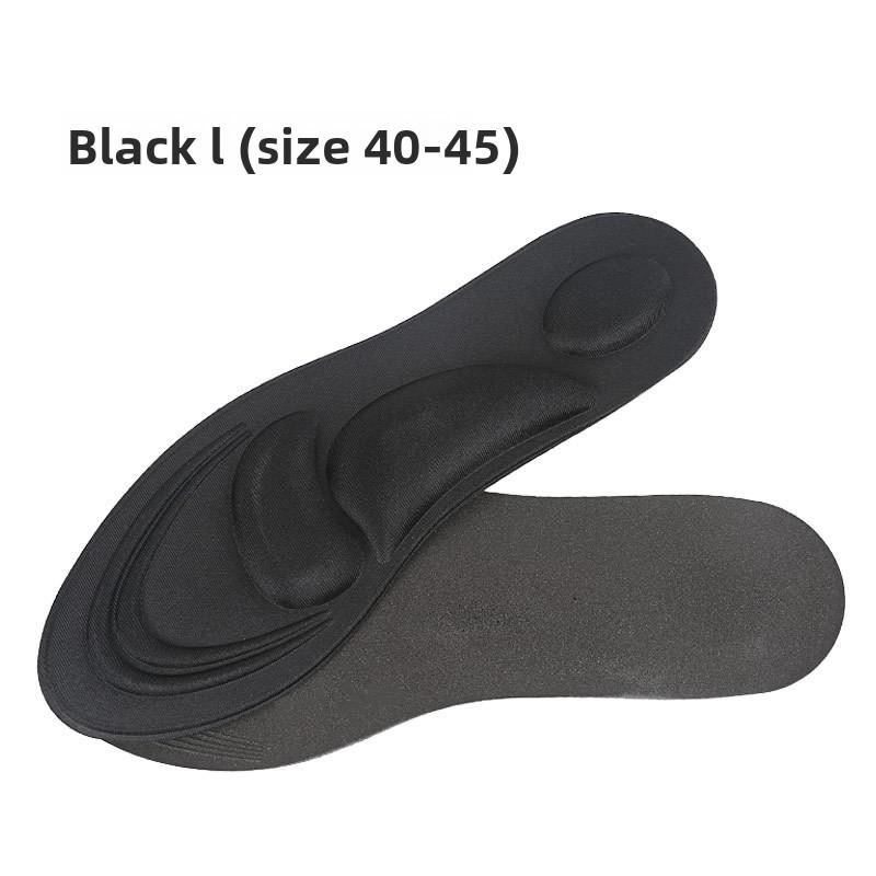 Arch Support Sponge Insole Running Sports Sweat Absorption Breathable Soft Flat Foot Arch Correction Can Be Cut Full Pad