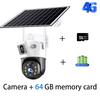 LS VISION 4G SIM Card Solar Camera WiFi Outdoor HD Night Vision IP CCTV Surveillance IP66 Waterproof 2 Way Audio PIR Humanoid Detection