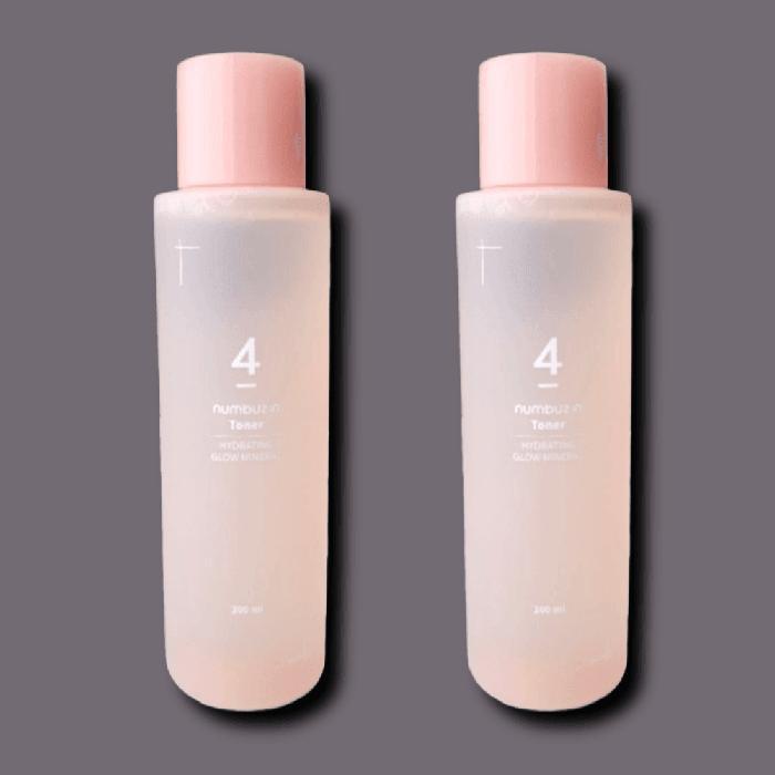NUMBUZIN No. 4 Makeup Perfect Mineral Toner 200ml x 2 (34443128) 2 x 200ml color