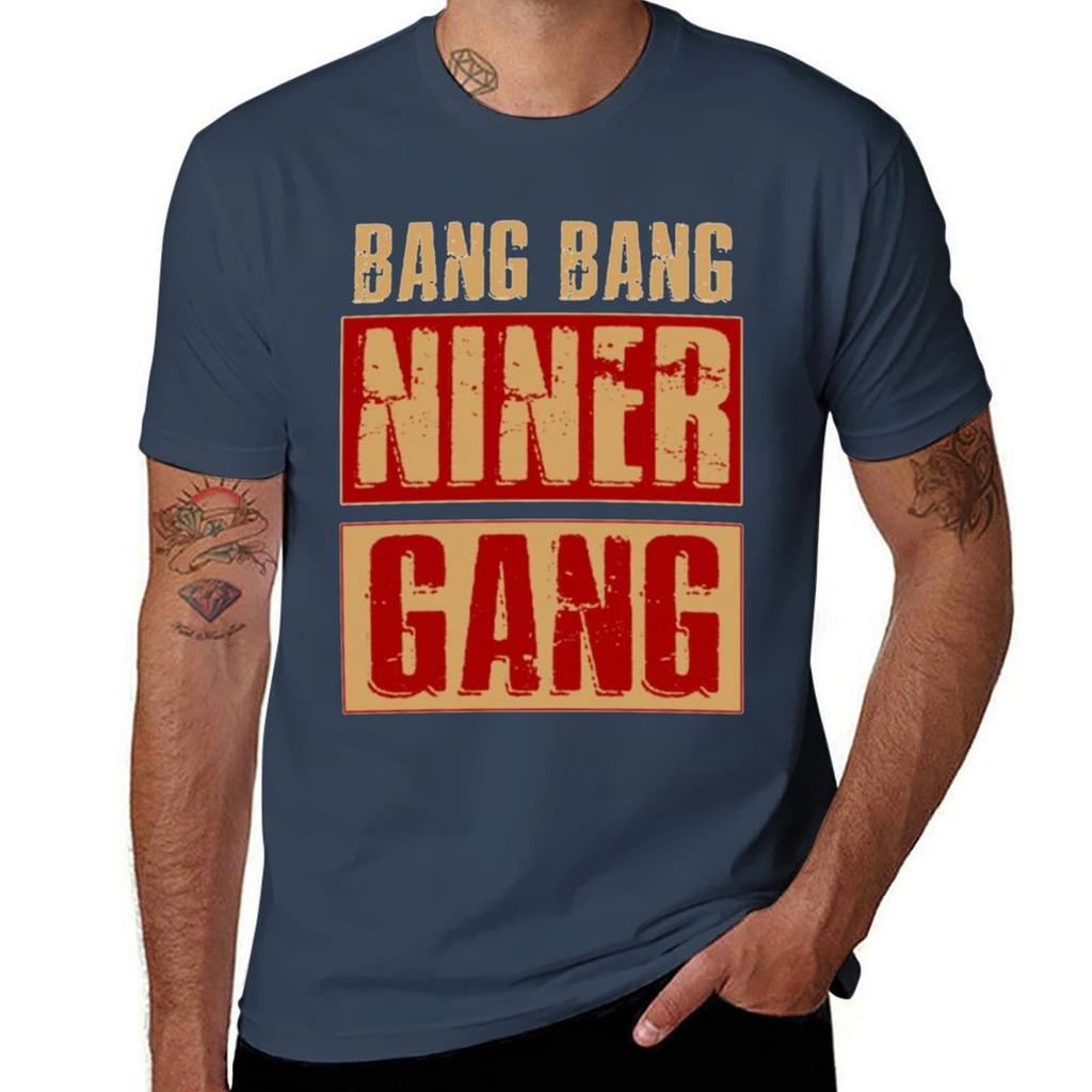 Shirts Bang T Gang Cool Printed Niner TShirt Football Bang Anime for T for Shirts Unisex Unisex