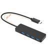 Adaptateur USB-C HUB - Non spécifié - 4 ports - USB 3.0 - Compatible PC et Disque Dur Externe