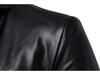 Men's Plus Size Spring/Autumn 2019 Motorcycle Leather Jacket B011