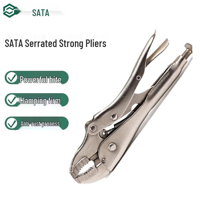 SATA 10-inch Round Jaw Vise Grip Pliers