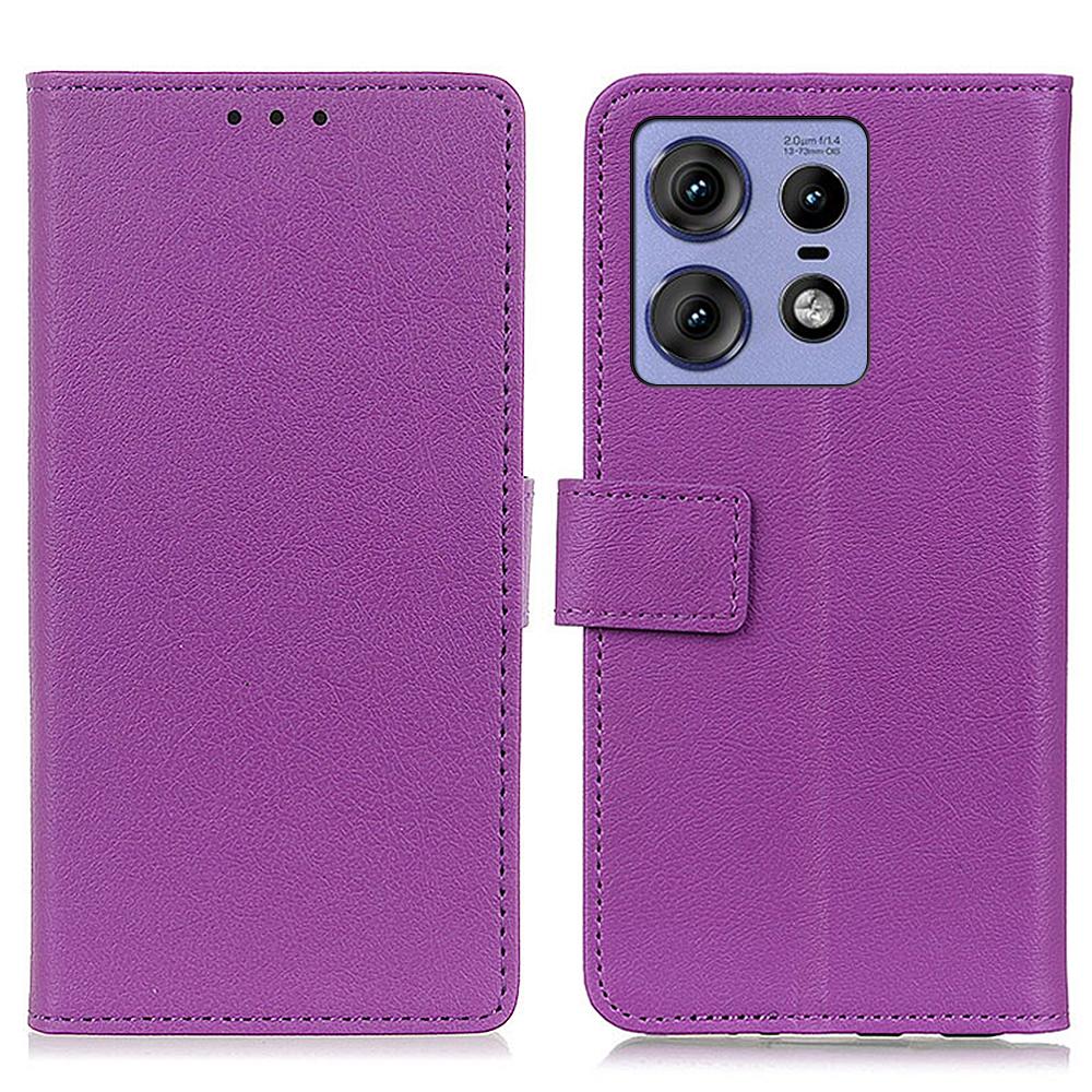 For Motorola Edge 50 Pro 5G Case Anti-Shock Phone Protective Shell Viewing Stand Leather Wallet Phone Cover