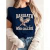 Basgiath War College Dragon Rider T-Shirt Fantasy Book Fourth Wing Tee Women Men Vintage Graphic Casual Cotton Short Sleeve Top