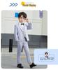 Autumn & Winter Boys' Three-Piece Suit: Handsome Blazer, Light-Colored for Baby's First Birthday/Flower Boy/Performance