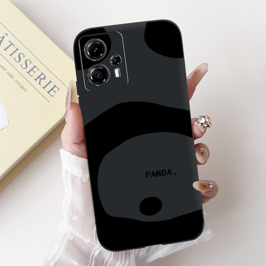 For Motorola Moto G13 G23 Case Lovely Panda Daisy Painted Cover Soft Silicone Phone Case For Moto G23 G 13 MotoG13 MotoG23 Coque