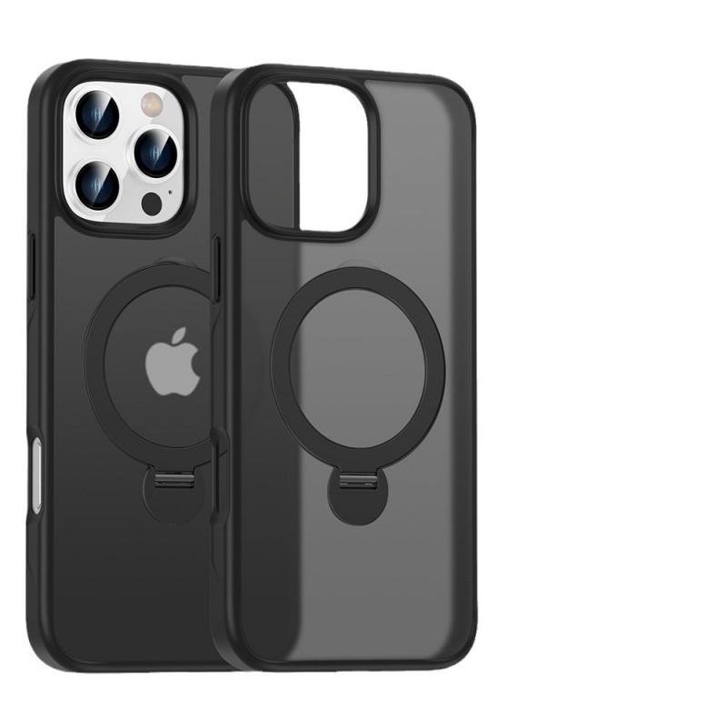 Magnetic Matte Full Body Protective Case With Rotating Invisible Stand IPhone 17 Pro Max 18