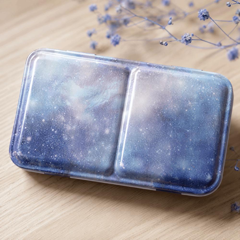 Metal Construction Watercolor Paint Box Small Size Folding Paint Box For Gouache Painting