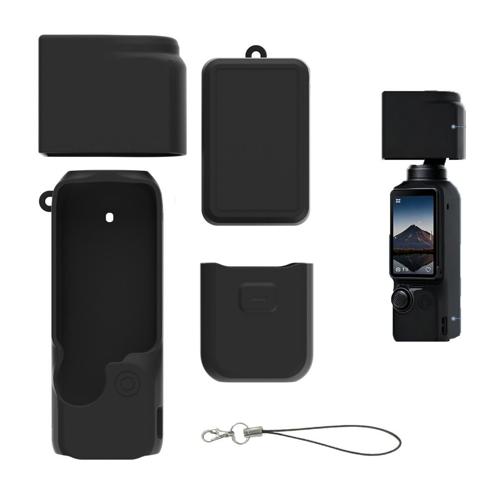 1 Set Full Protection Camera Body Cover Soft Shell Sleeve for DJI Osmo Pocket 4 Accessories