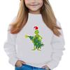 Christmas Day Girls Round Neck Pullovers For Kids Printed Baby Tops