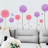 2 sheets Colorful Background Decor Decals Self-adhesive Wallpaper Butterfly Wall Stickers  Office
