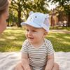 Soft Baby Baseball Cap Cute Cartoon Bear Ear Cap New Cotton Baby Cap