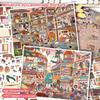 Special Economic Zone 3D City Sticker Kawaii Design Street Scene Sticker  Home Decoration