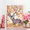 5D DIY Diamond Painting Deer Christmas Gift Diamond Embroidery Cross Stitch Animal Needlework Fall Decorations
