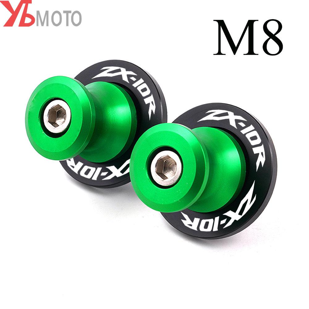 For Kawasaki Ninja ZX10R ZX-10R ZX 10R 10 R 2005-2009 2011- Motorcycle Accessories CNC Swingarm Spools Slider Stand