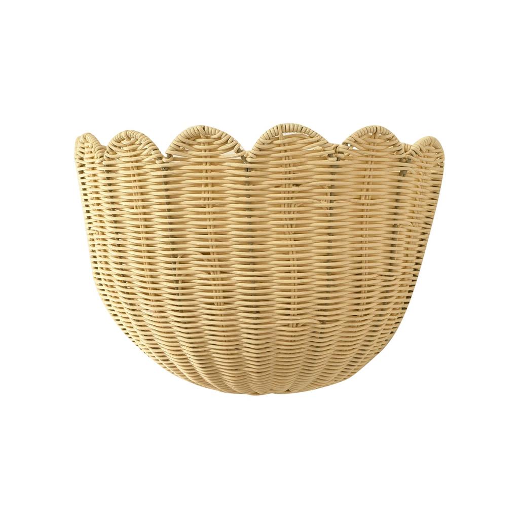 Panier en rotin tressé, idéal pour les débutants, rangement pour clés, organisateur de salle de bain, motif tournesol, panier de méditation.