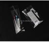 8*25 Double-Layer Transparent Plastic Bags 5 Microns Self-Adhesive OPP Packaging for Jewelry & Toys 100 Pcs