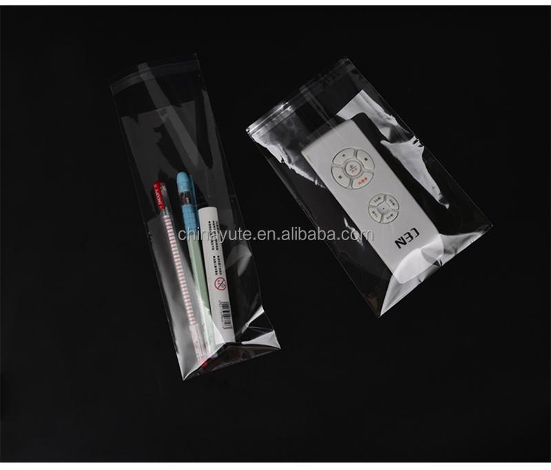 8*25 Double-Layer Transparent Plastic Bags 5 Microns Self-Adhesive OPP Packaging for Jewelry & Toys 100 Pcs
