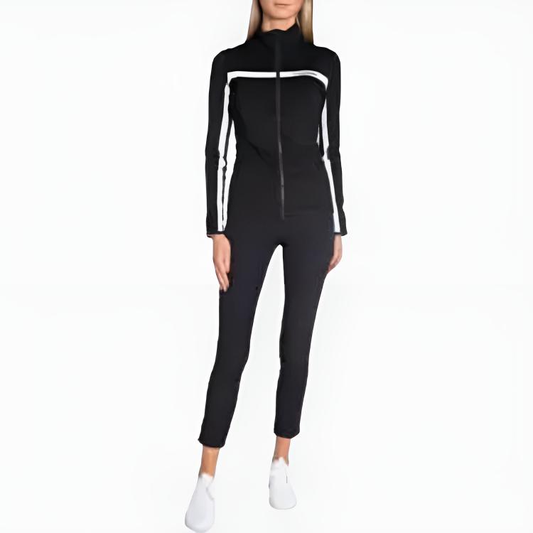 J.LINDEBERG Reißverschluss Color Block Stehkragen Jacke Damenjacken Schwarz GWJS038749999