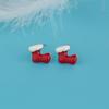 Christmas Holiday Stud Earrings: Elk, Tree, Candy Cane, Snowman