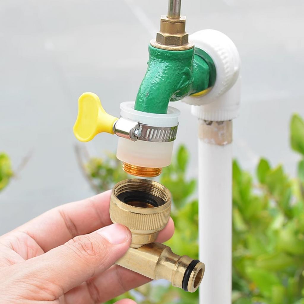 Hose Reel Swivel Elbow Quick Connector High Quality Brass Construction