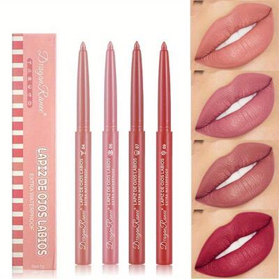 Matita labbra, rossetto waterproof a lunga tenuta, consistenza morbida, colore intenso, colore pieno a lunga tenuta, matita labbra opaca