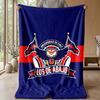 Universidad De ChilePrinted Flannel Blanket Cozy Skin-Friendly Warm Throw for Couch Bed Indoor Daily Use