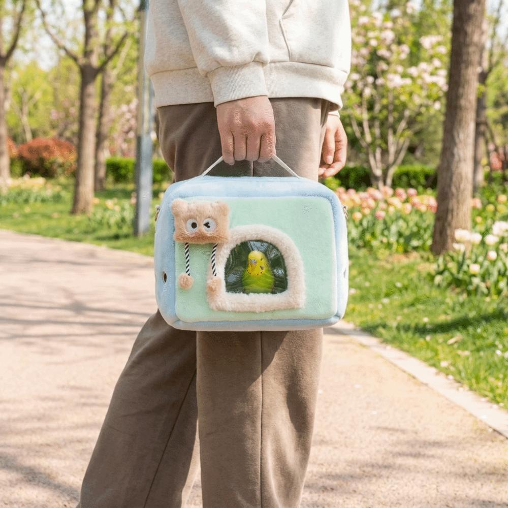 Soft Hamster Carrier Bag Warm Small Pet Carrier Portable Pet Travel House Travel