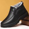 Winter Herren Stiefeletten Plüsch Warm Rutschfest Wasserdicht Baumwollschuhe Bequem Leicht Outdoor Indoor Herrenschuhe Zapatos