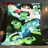Personajes de Steven Universe Reunión Alegre Patrón Plano 2D Manta de Franela Alta Calidad Todas las Estaciones Calidez y Comodidad Perfecta para Regalos de Navidad.